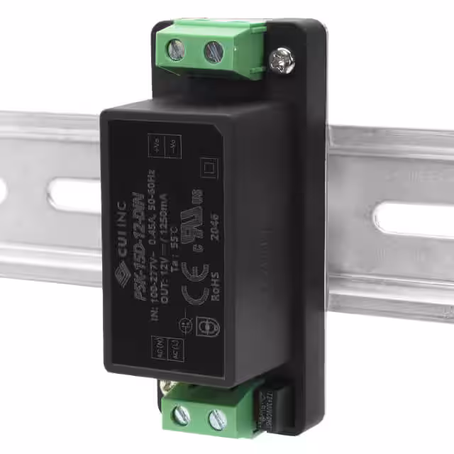 PSK-15D-3-DIN CUI Inc.  Industrielle DIN-Schienen-Netzteile